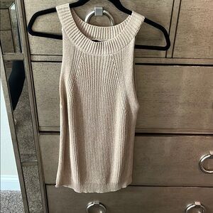 Newbury Kustom Cream Knit Tank Top